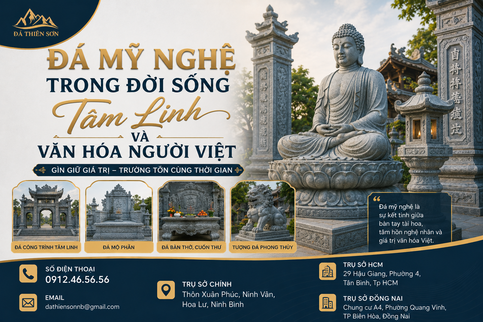 Đá mỹ nghệ trong đời sống tâm linh và văn hóa người Việt