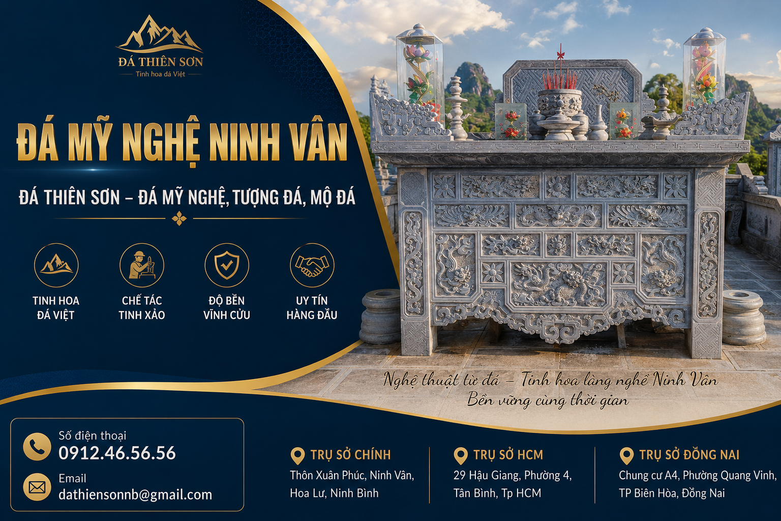 Đá Mỹ Nghệ Ninh Vân | Xưởng Chế Tác Đá Thiên Sơn