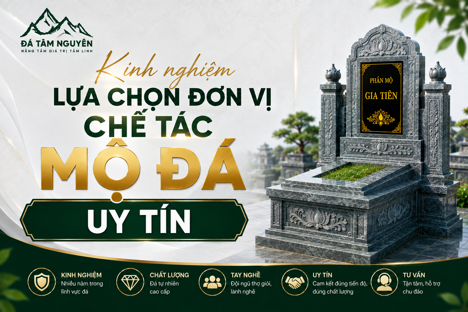 Kinh Nghiệm Lựa Chọn Đơn Vị Chế Tác Mộ Đá Uy Tín