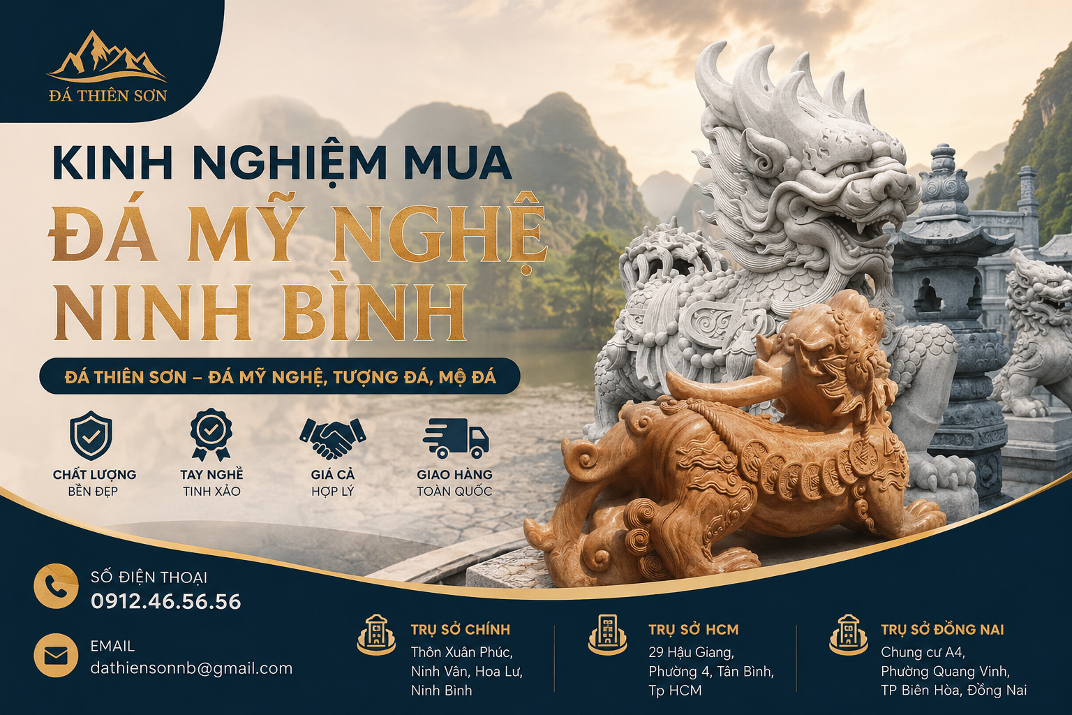 Kinh nghiệm mua đá mỹ nghệ Ninh Bình: 5 Sai lầm Tồi tệ Nhất