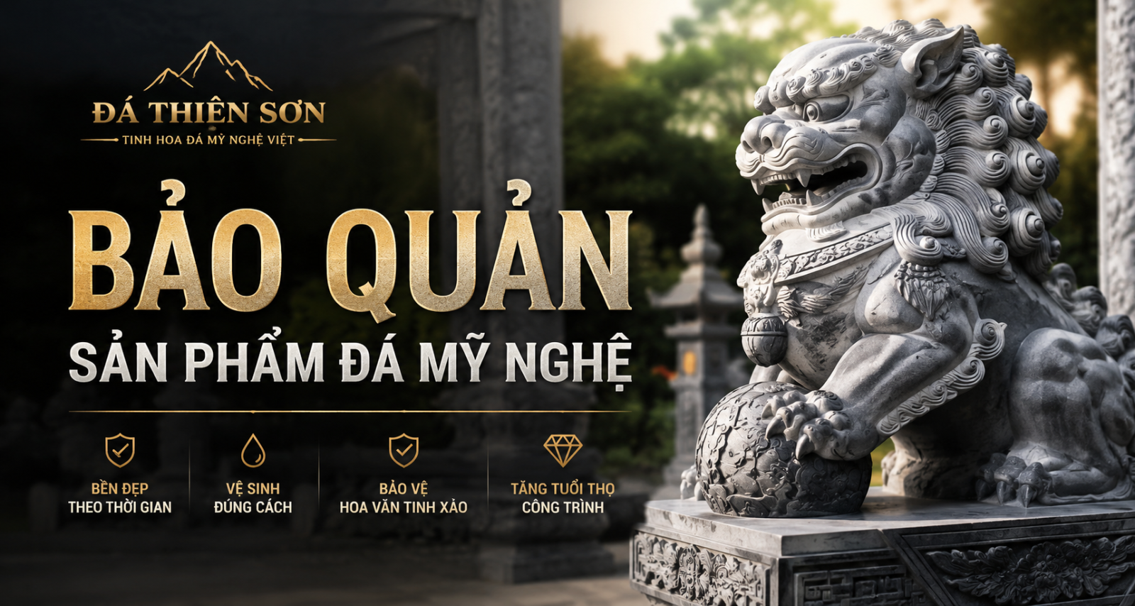 Bảo quản sản phẩm đá mỹ nghệ