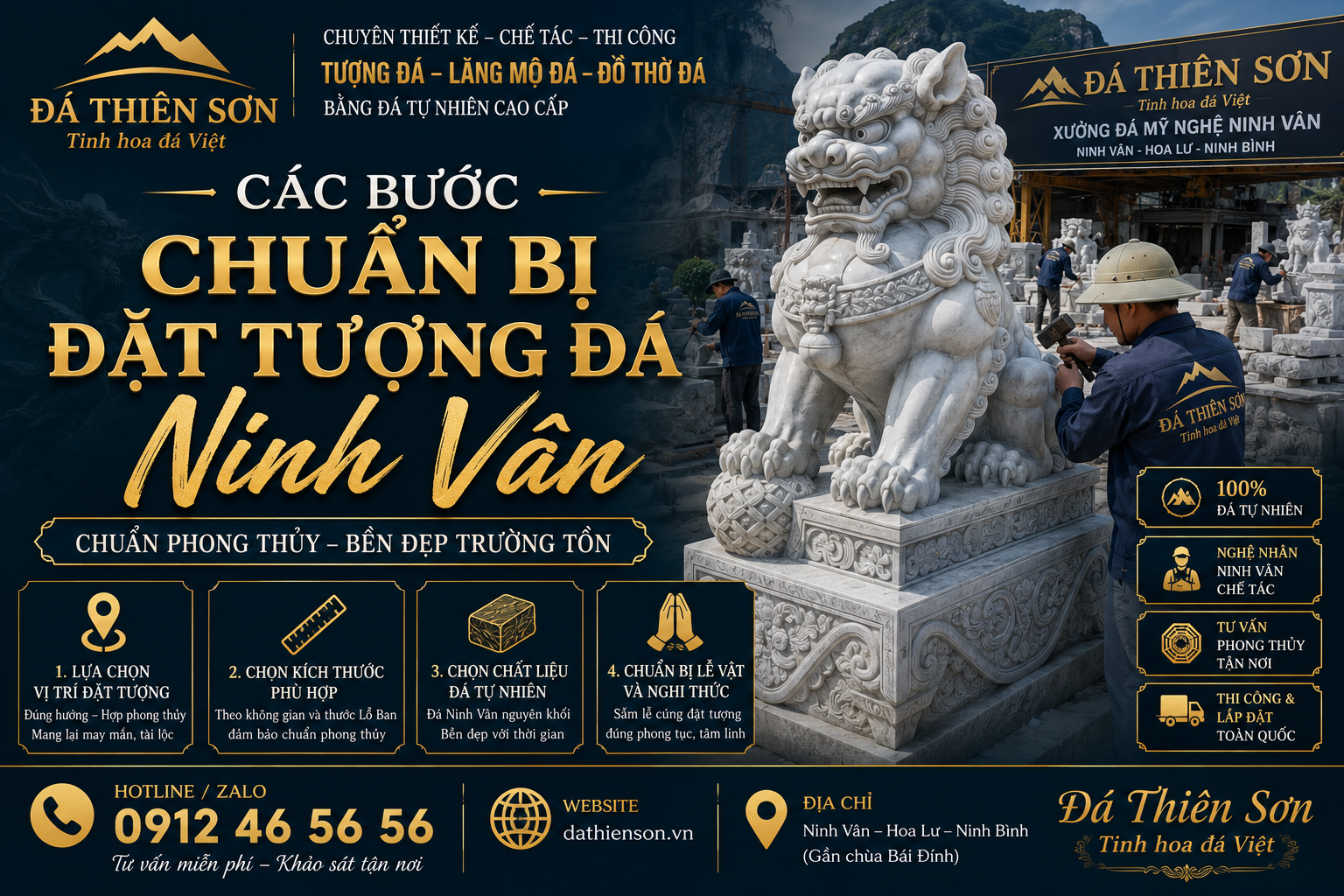 Các Bước Chuẩn Bị Đặt Tượng Ninh Vân Chuẩn Nhất 2026