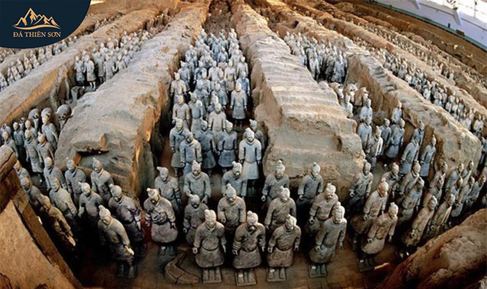 Hình ảnh tổng thể trong lăng mộ Tần Thủy Hoàng