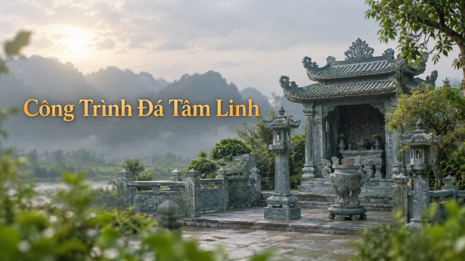 Công Trình Đá Tâm Linh: 7 Tiêu Chuẩn Chế Tác Hoàn Mỹ Đầy Kính Trọng