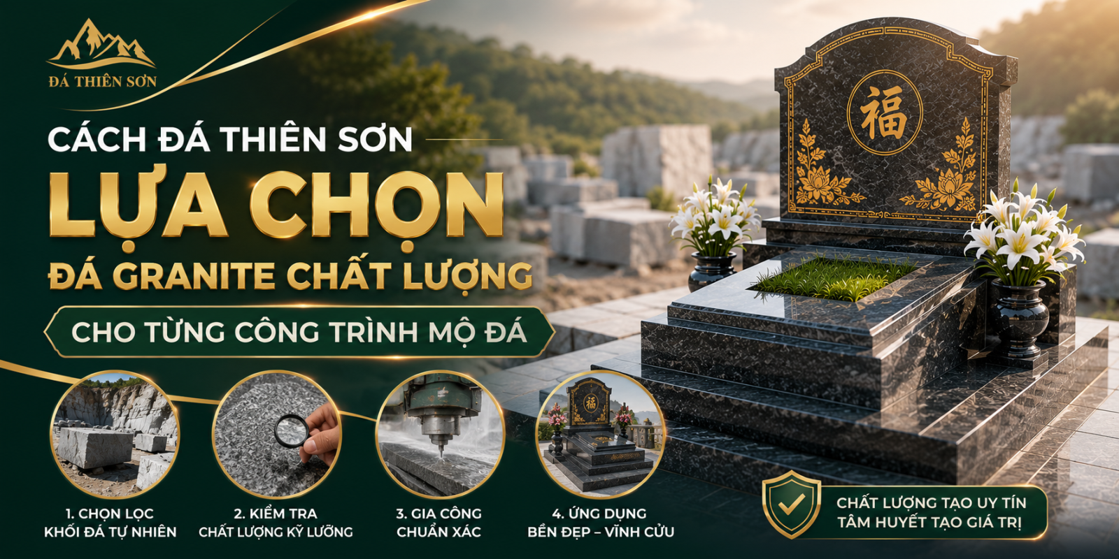 Cách Đá Thiên Sơn Lựa Chọn Đá Granite Cho Từng Mộ Đá