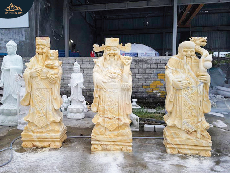 Mua tượng 3 ông Phúc Lộc Thọ tại xưởng chế tác