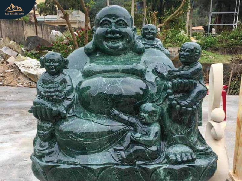Tượng Phật đá xanh rêu tự nhiên