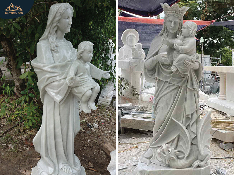 Tượng Đức Mẹ Maria bồng chúa Giê-su