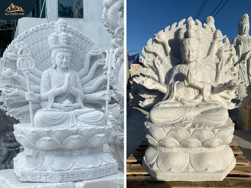 Hai mẫu tượng Phật Thiên Thủ Thiên Nhãn giá tốt tại Thiên Sơn