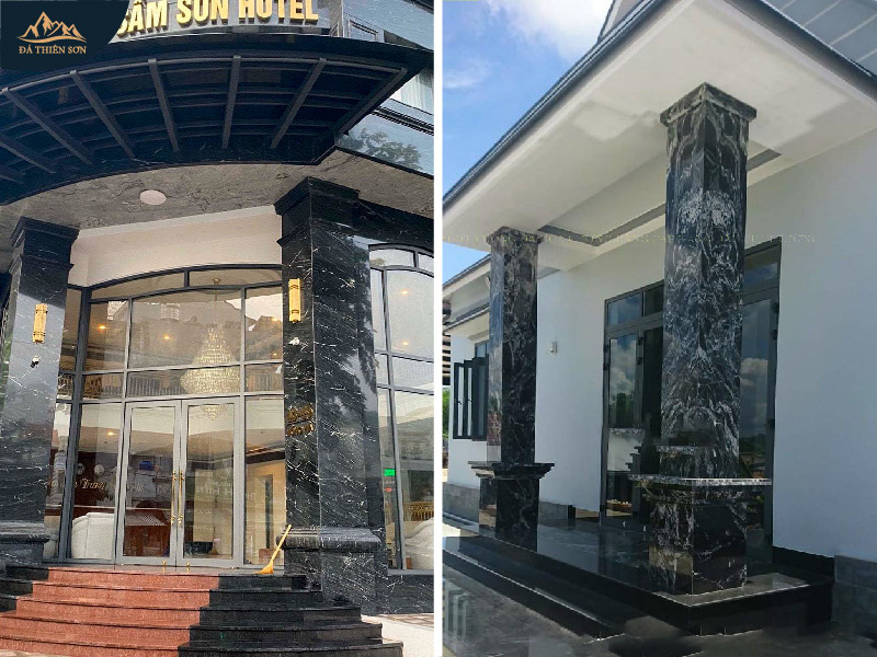 Cột đá granite cho nhà ở, khách sạn