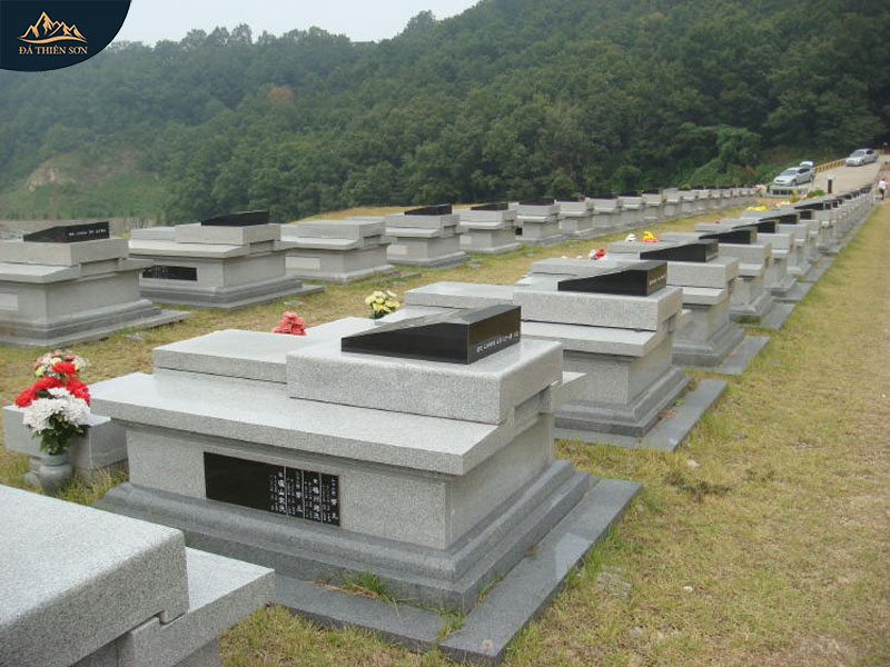 Mộ đá Hàn Quốc đơn giản